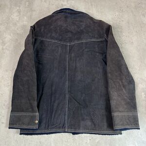 Harry Pollock Design SLM Navy Pile Lined Snap Jacket